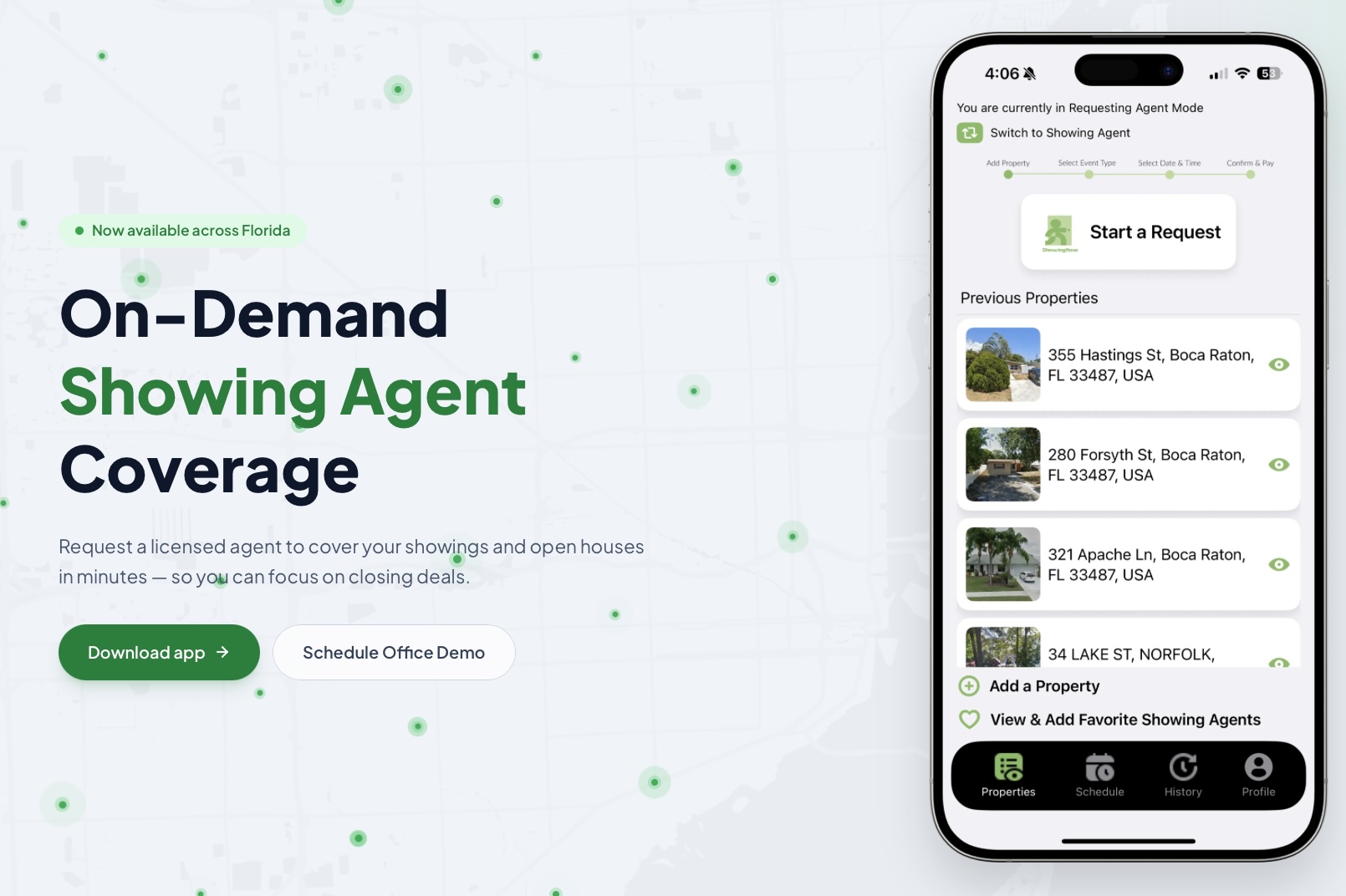 ShowingNow real estate showing coverage platform