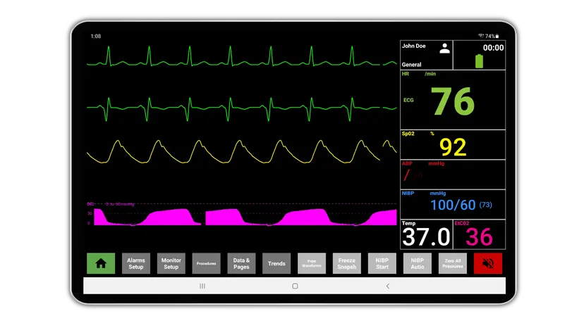 SimVS tablet-based clinical simulation system
